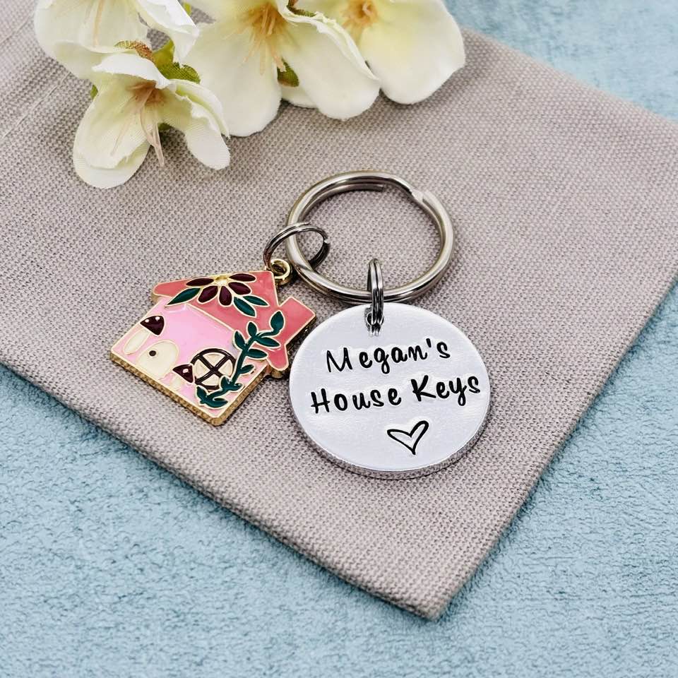 Personalised House Keys Keyring