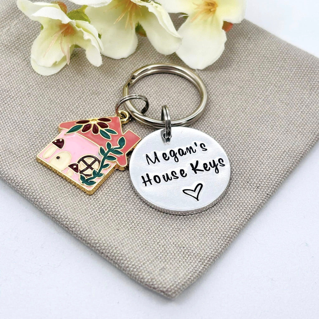 Personalised House Keys Keyring