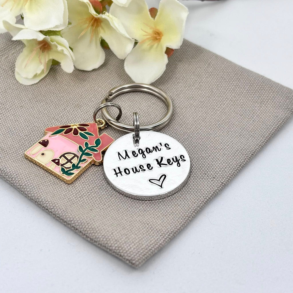Personalised House Keys Keyring
