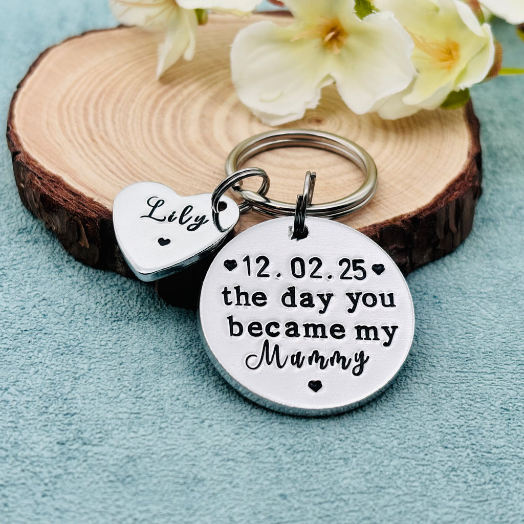 'The Day You Became My Mummy' Keyring