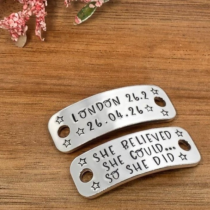 Marathon Trainer Tags, Running Shoe Tags