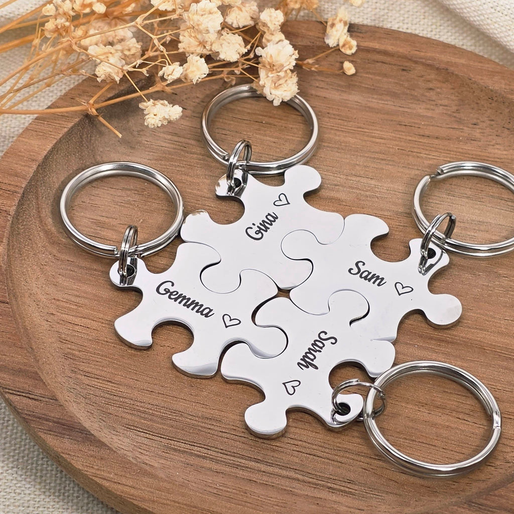 Best Friends Puzzle Keyring