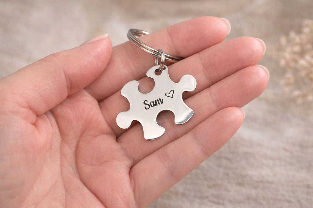 Best Friends Puzzle Keyring