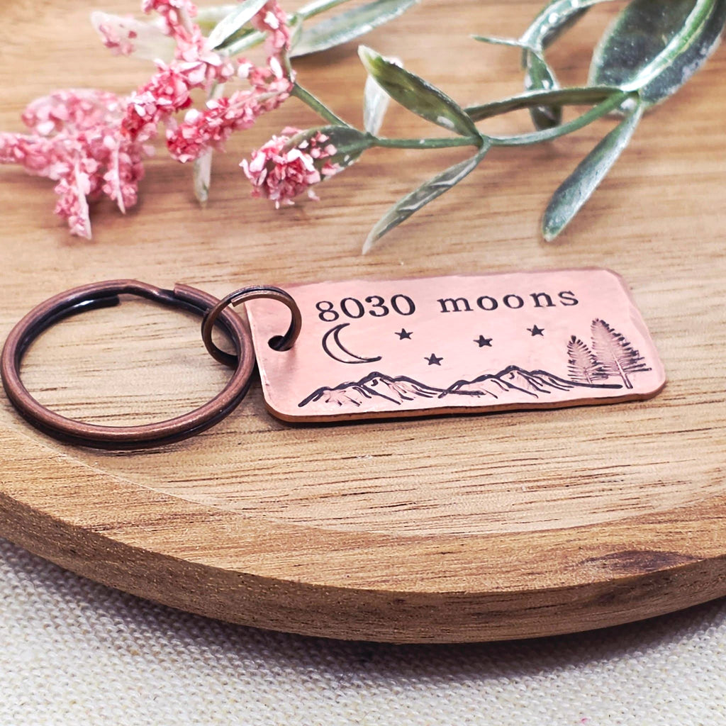 8030 Moons 22nd Anniversary Copper Keyring