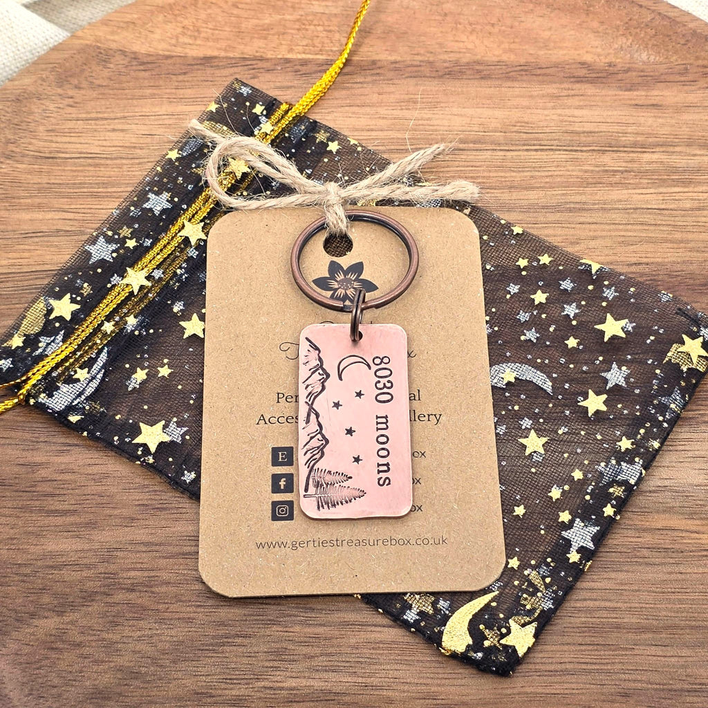 8030 Moons 22nd Anniversary Copper Keyring