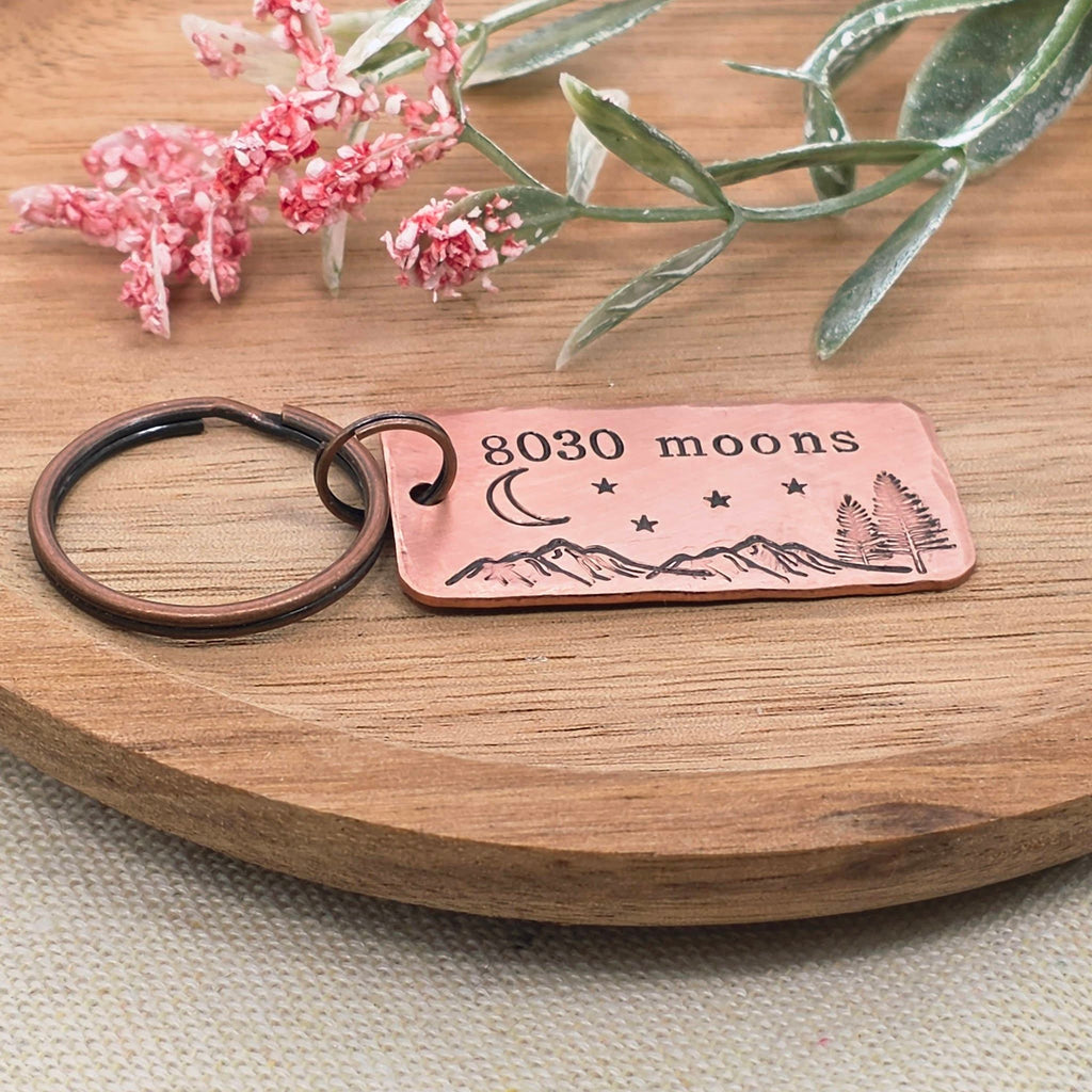8030 Moons 22nd Anniversary Copper Keyring