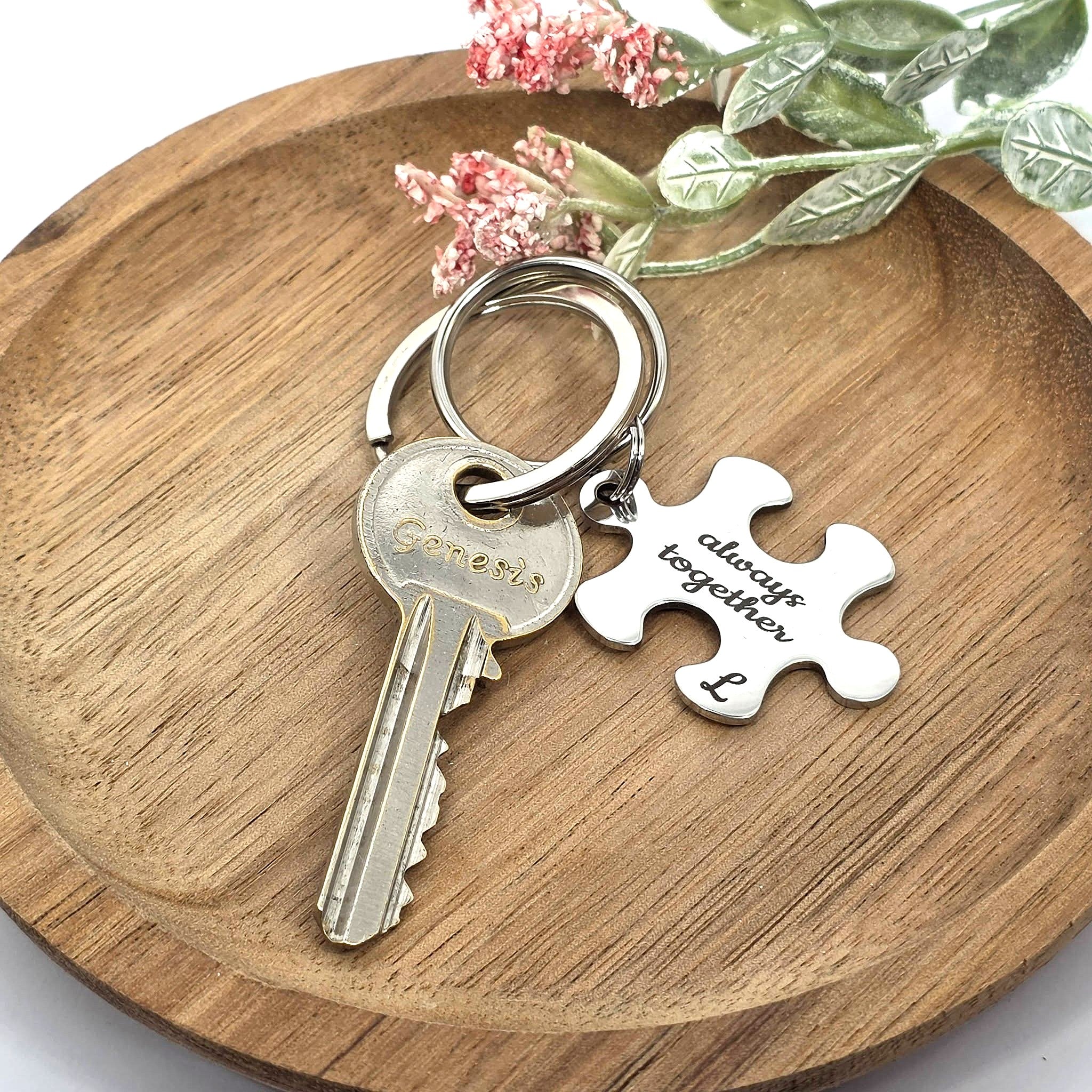 Best Friends Puzzle Keyring Set of 4