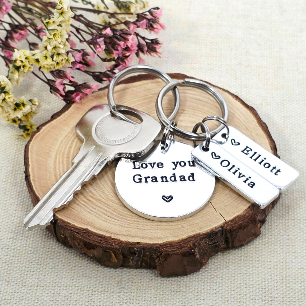 'Love You Grandad' Keyring