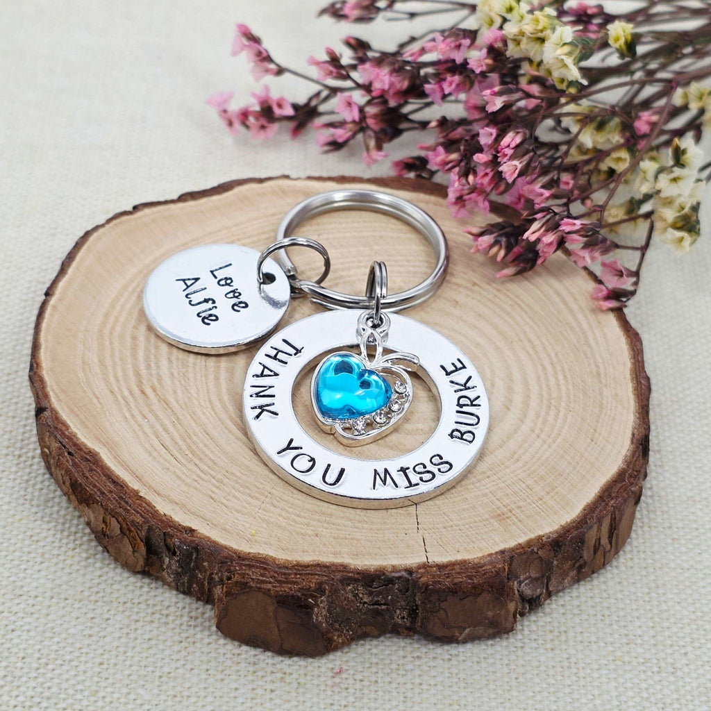 'Thank you Teacher' Teacher Keyring