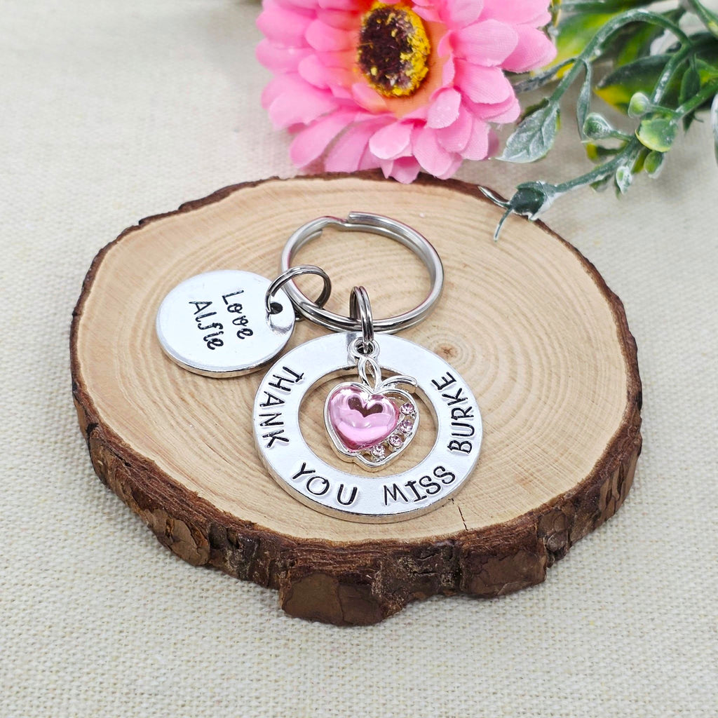 'Thank You Teacher' Keyring