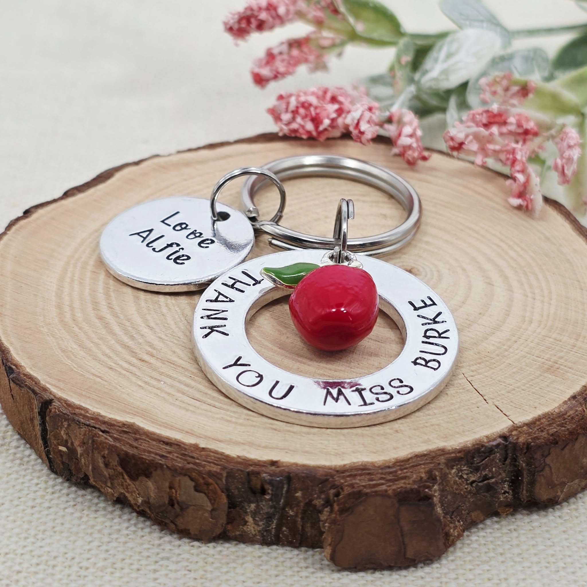 'Thank You Teacher' Keyring