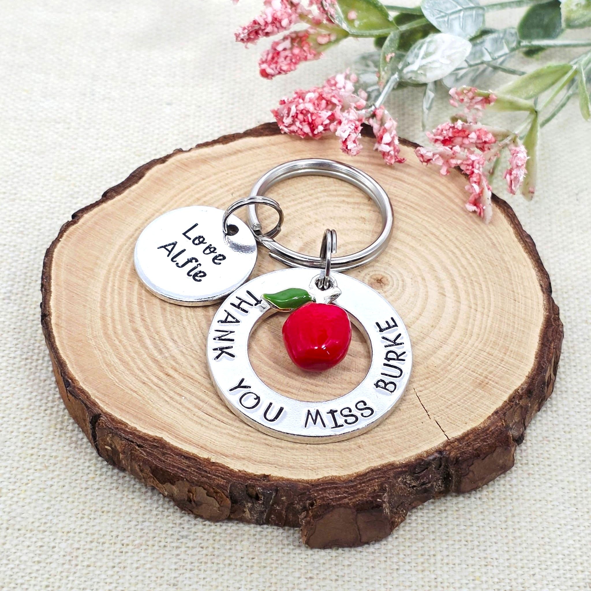 'Thank You Teacher' Keyring