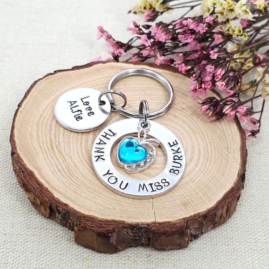 'Thank you Teacher' Teacher Keyring