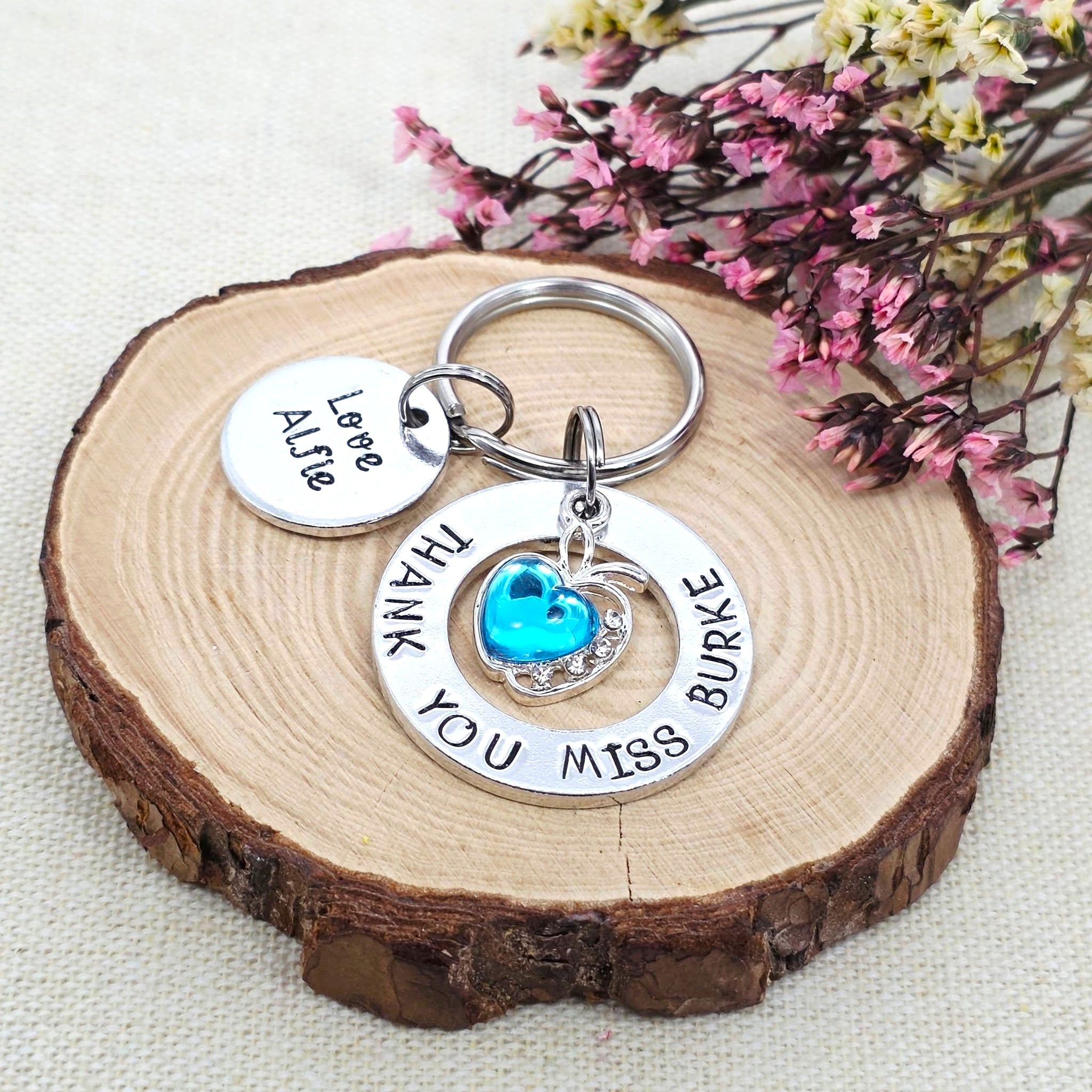'Thank you Teacher' Teacher Keyring