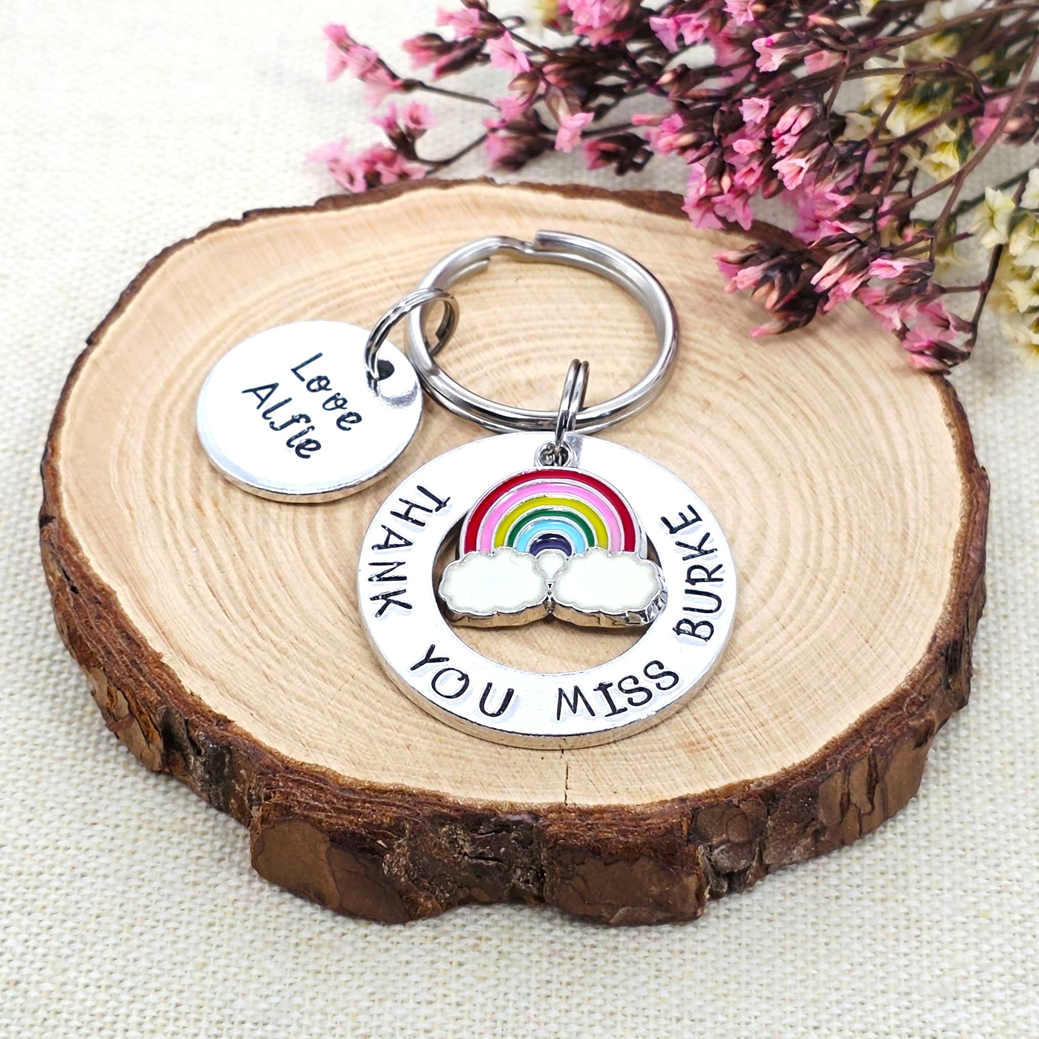 'Thank you Teacher' Teacher Keyring