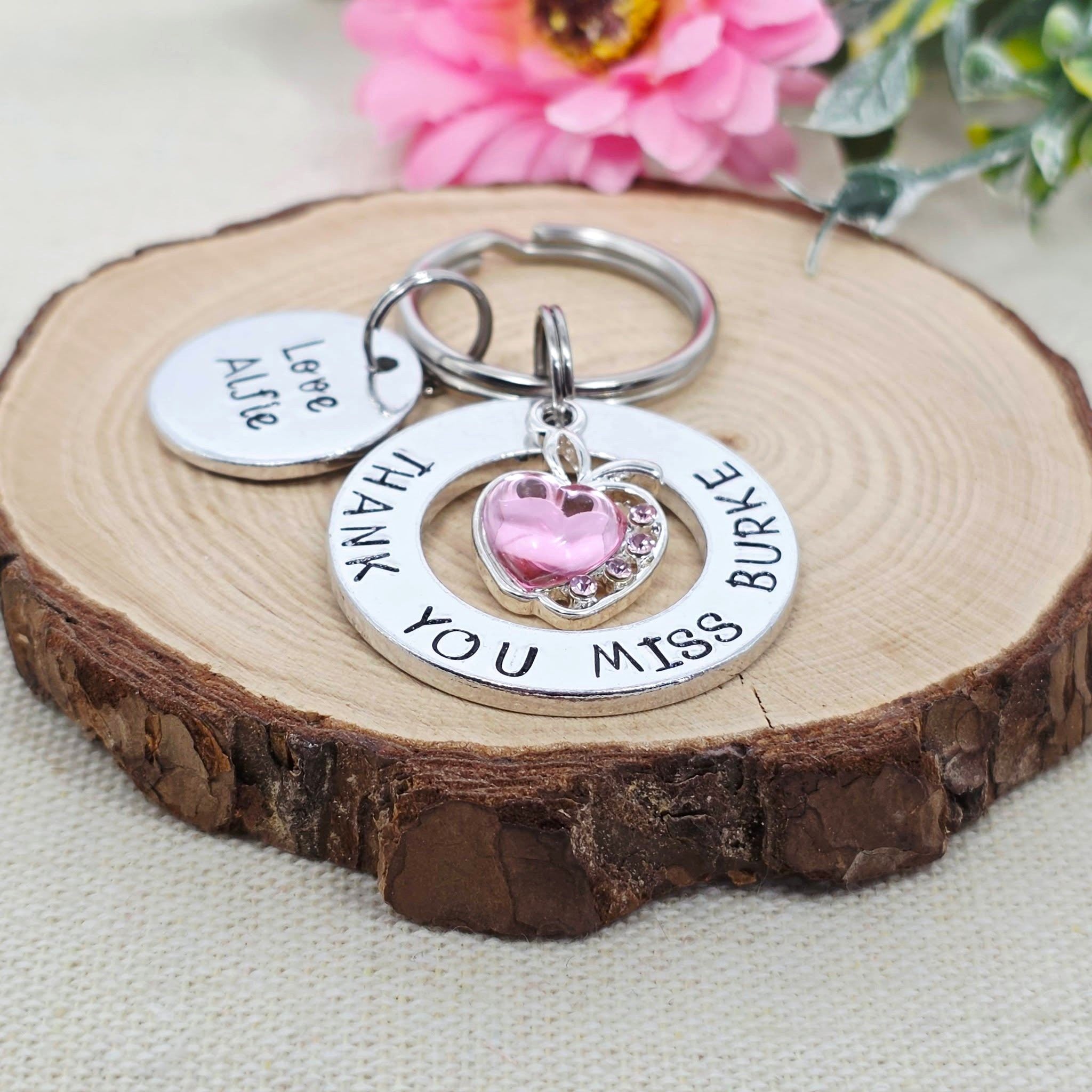 'Thank You Teacher' Keyring