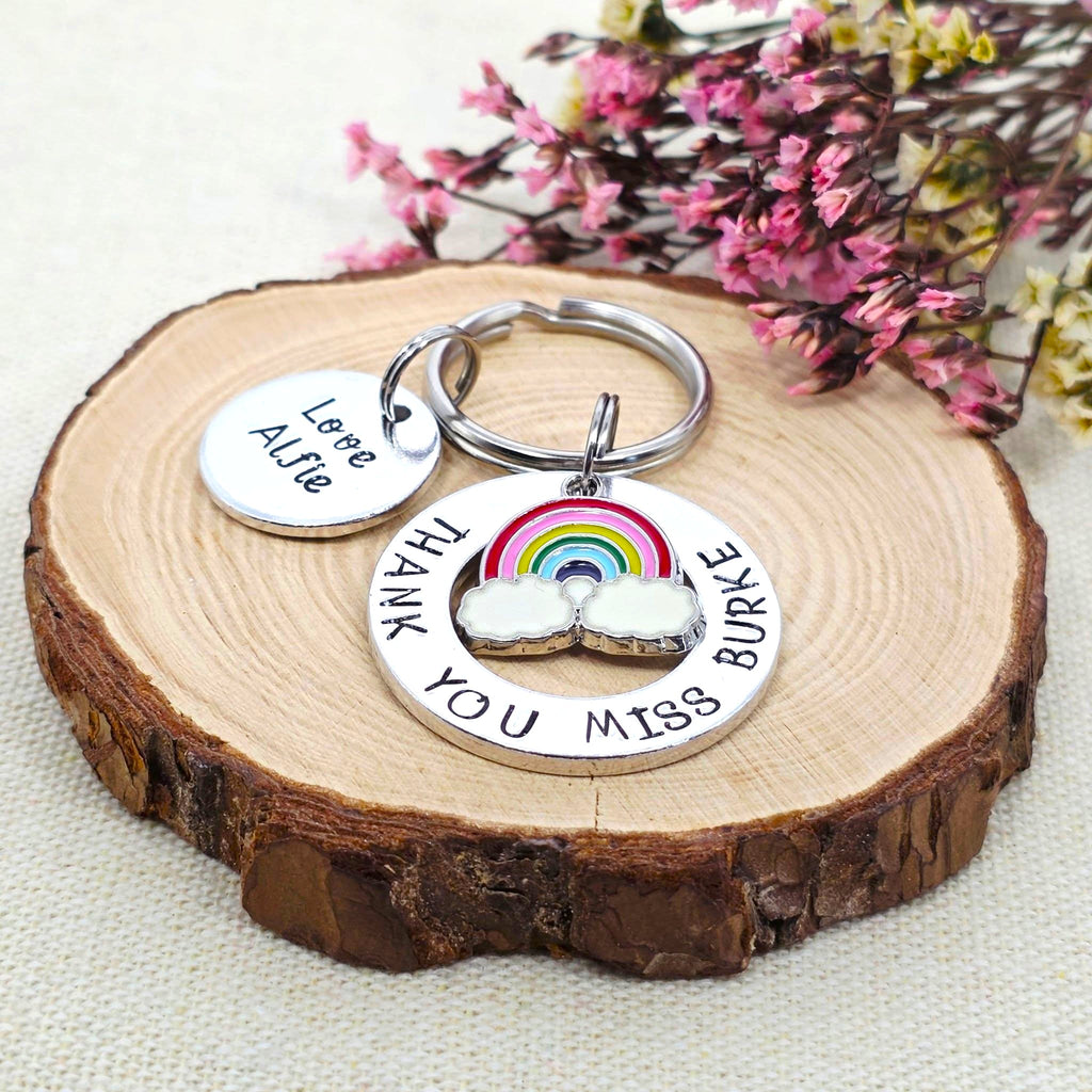 'Thank you Teacher' Teacher Keyring