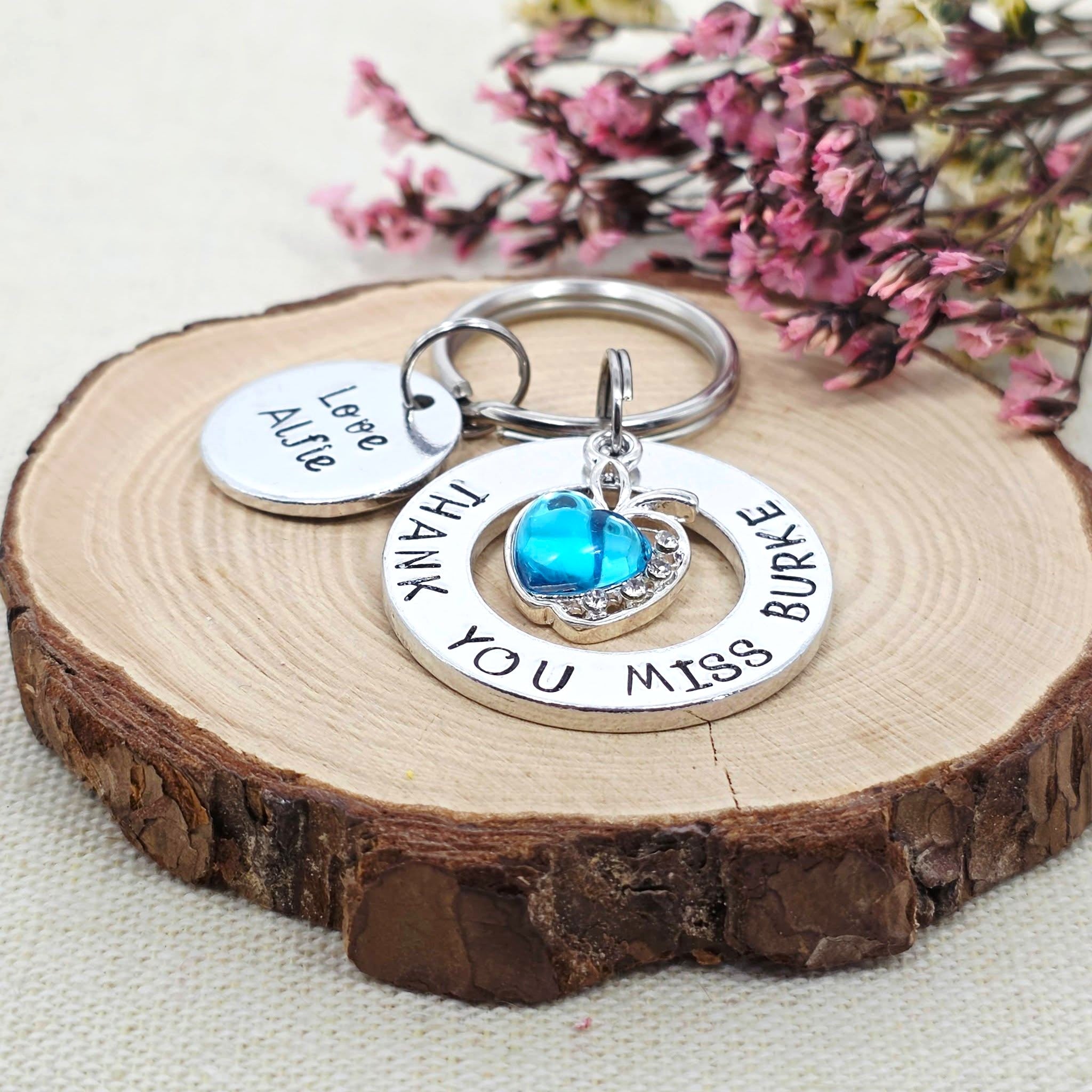 'Thank you Teacher' Teacher Keyring