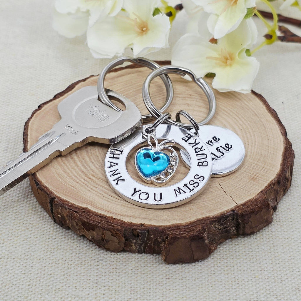 'Thank you Teacher' Teacher Keyring