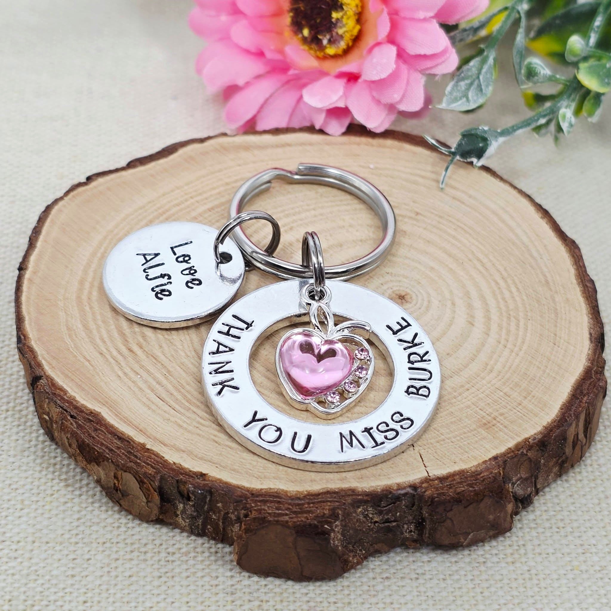'Thank You Teacher' Keyring