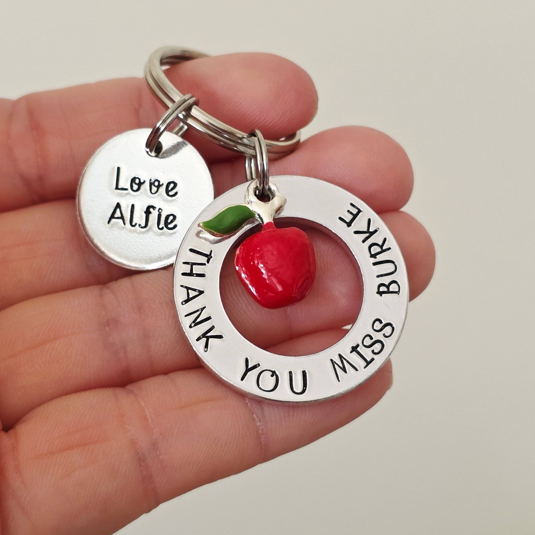 'Thank You Teacher' Keyring