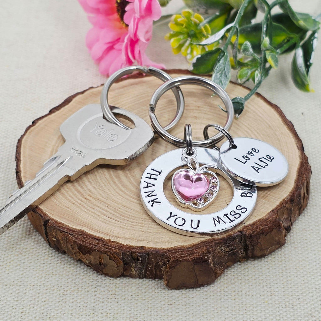 'Thank You Teacher' Keyring