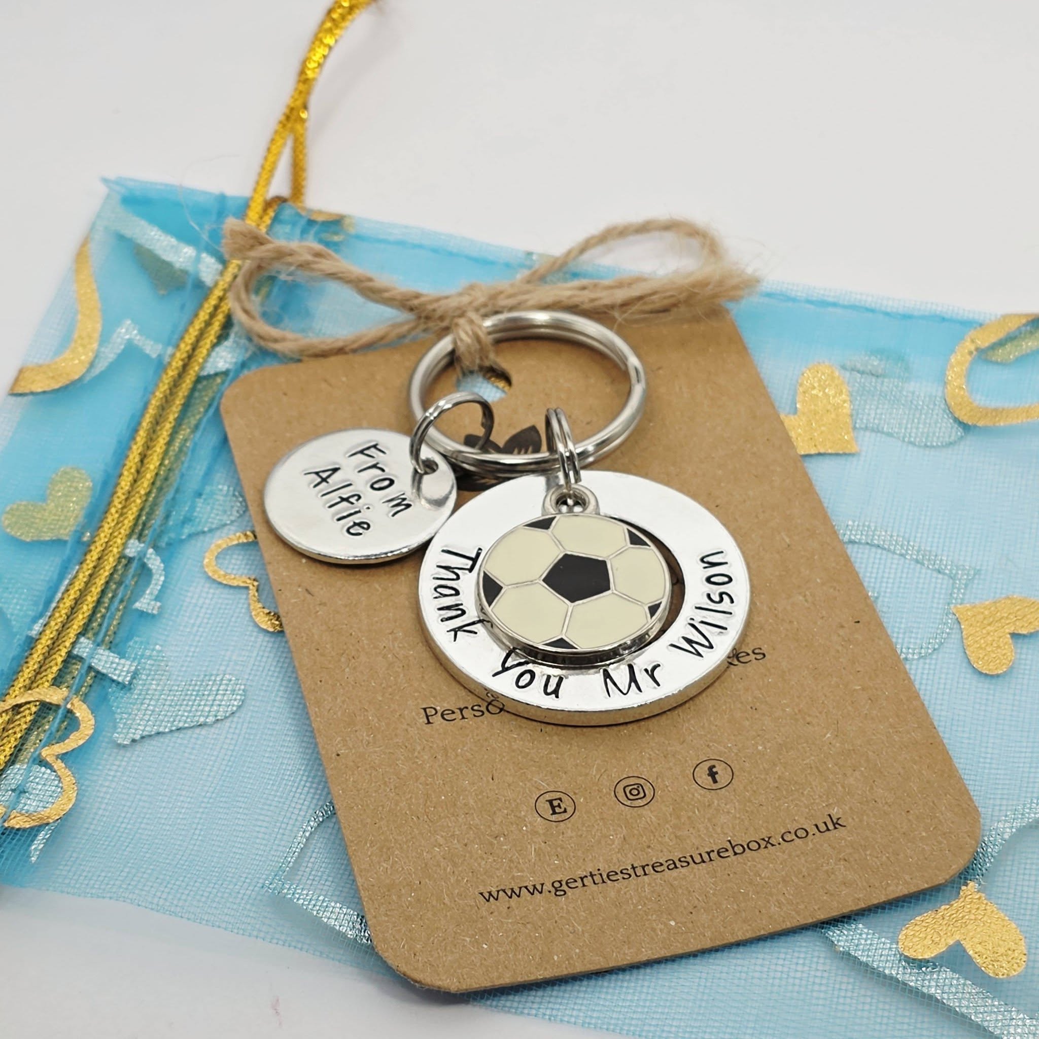 Personalised PE Teacher Keyring