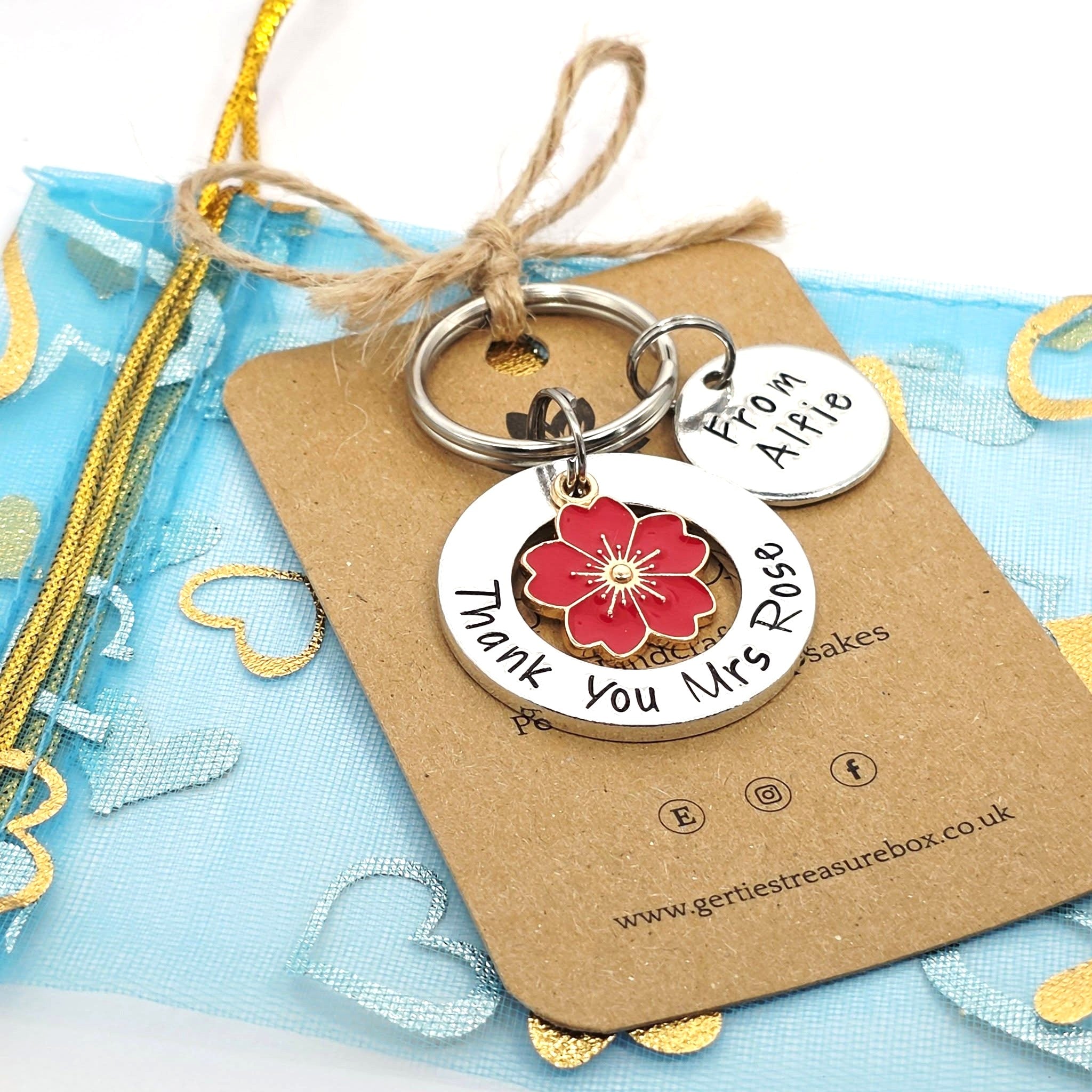 'Thank You Teacher' Keyring