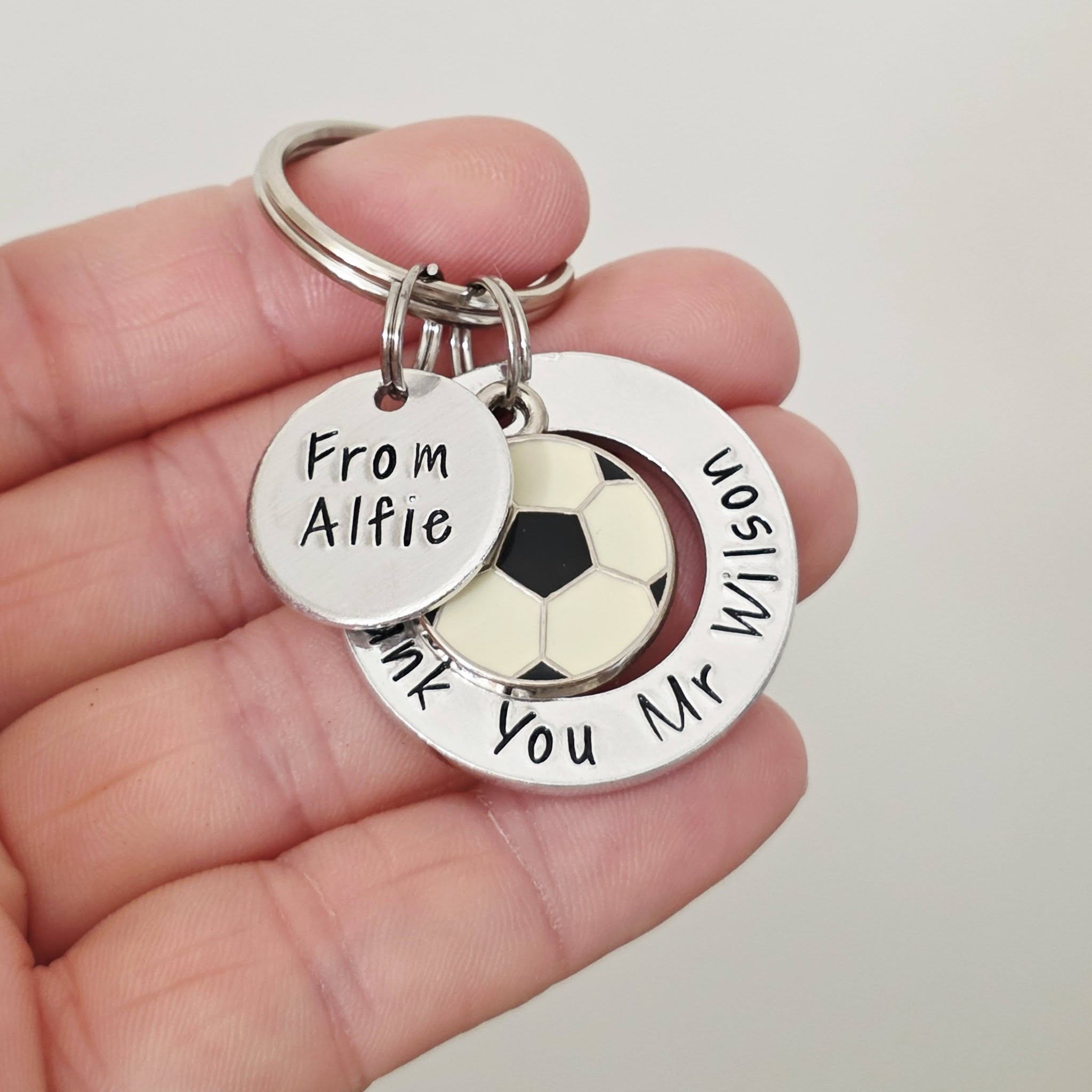 Personalised PE Teacher Keyring