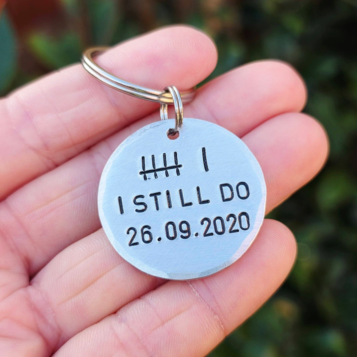 6th Wedding Anniversary Keyring