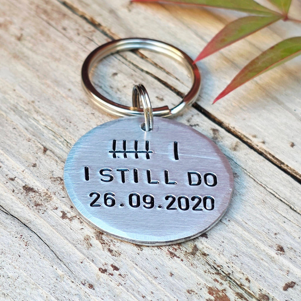 6th Wedding Anniversary Keyring