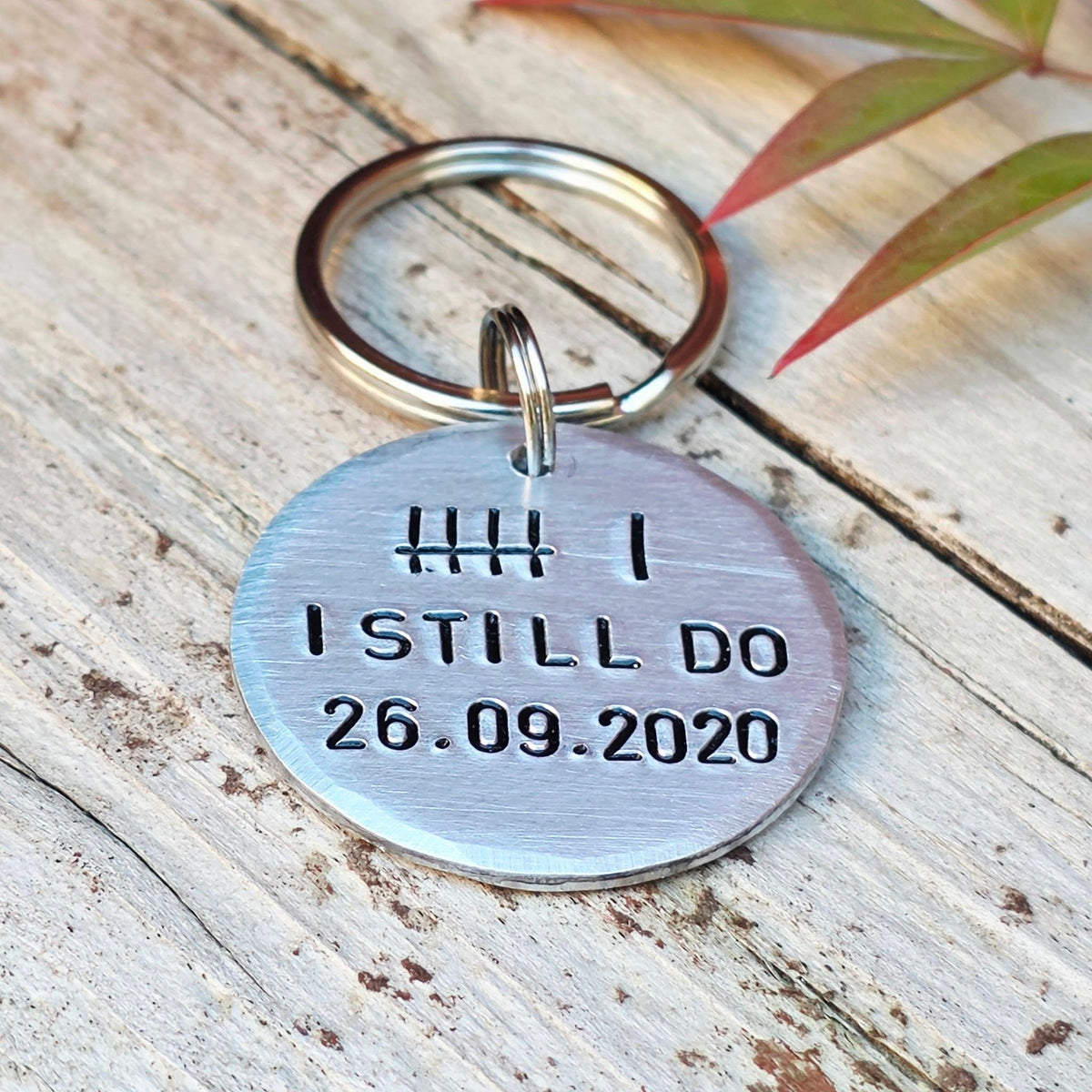 6th Wedding Anniversary Keyring