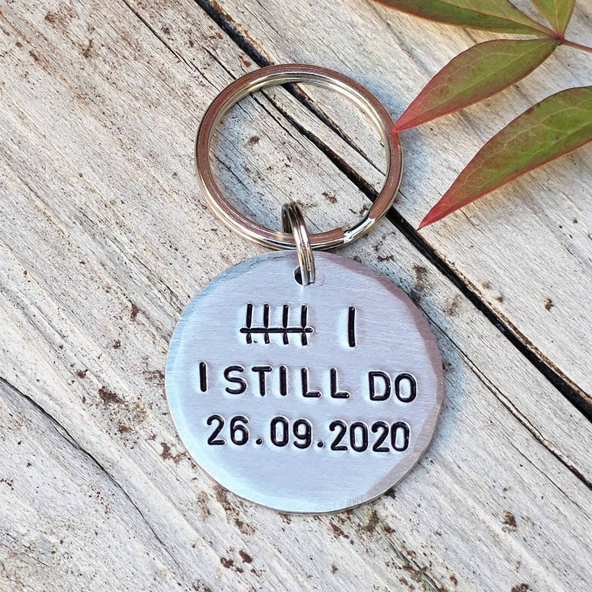6th Wedding Anniversary Keyring