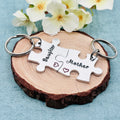 Mother Daughter Puzzle Keyring Set