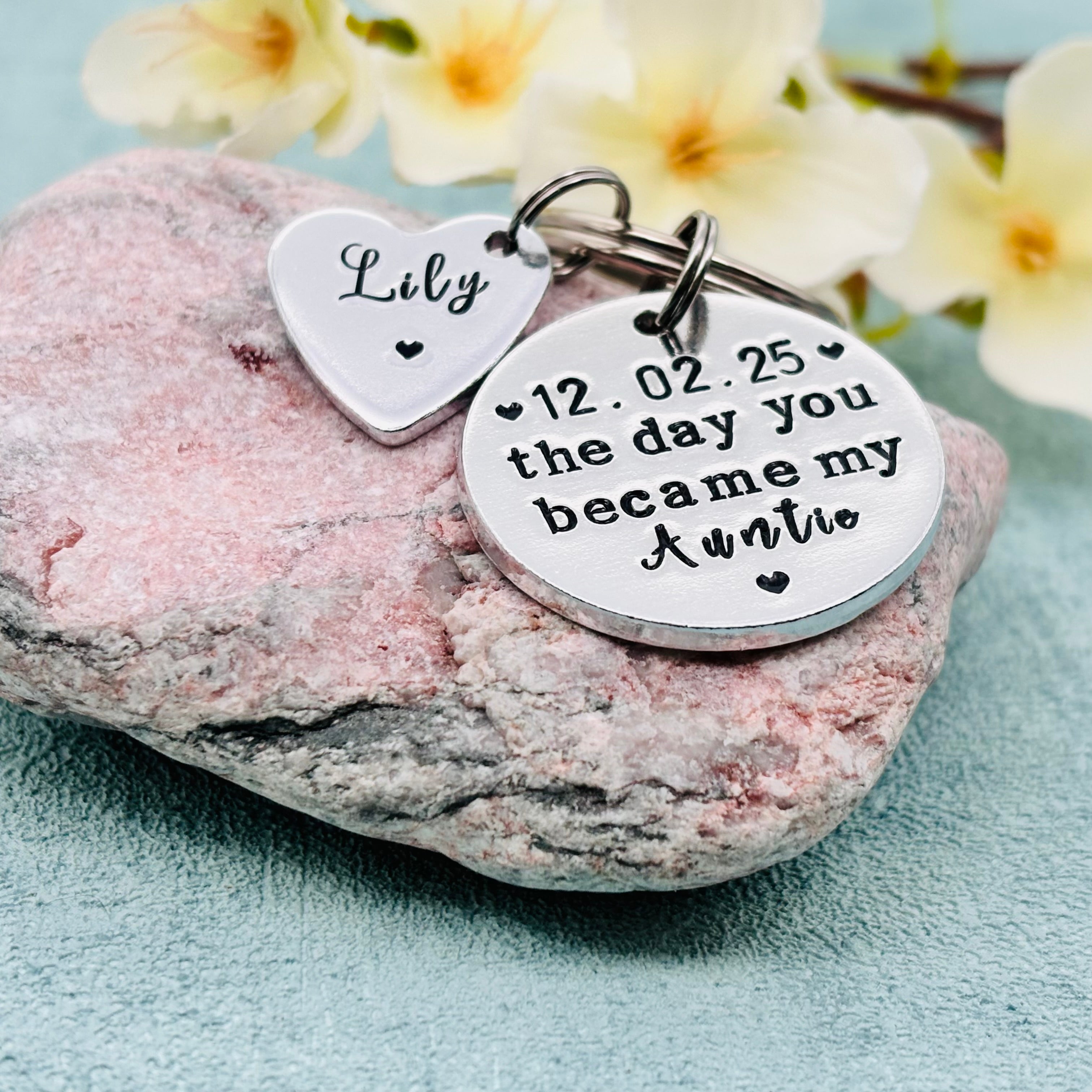 'The Day You Became My Auntie' Keyring