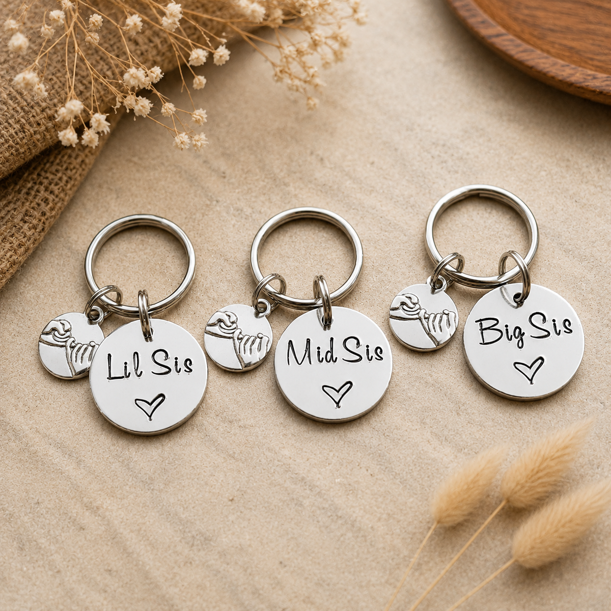 Pinky Promise Sister's Keyring