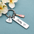 Personalised Girls 21st Birthday Gift, 21st Birthday Keyring