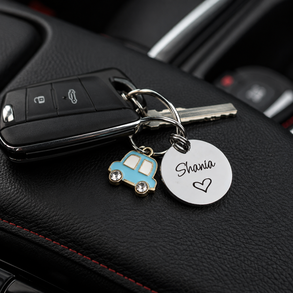 New Driver Keyring, First Car Gift, Just Passed Personalised Keyring