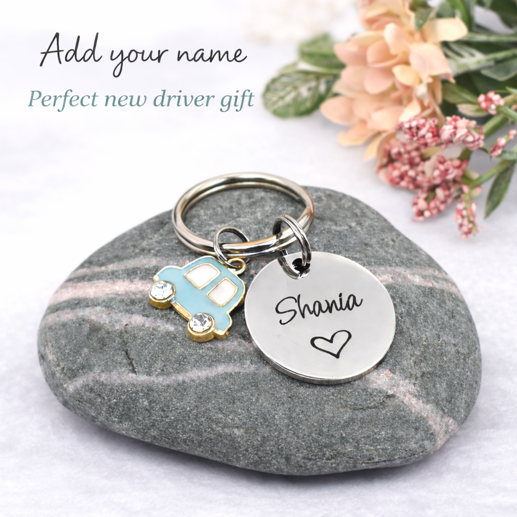 New Driver Keyring, First Car Gift, Just Passed Personalised Keyring