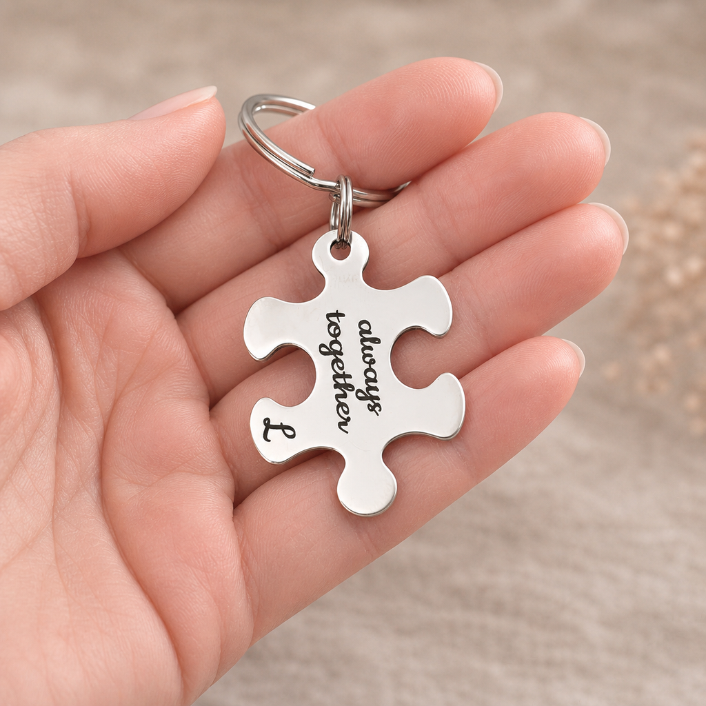Best Friends Puzzle Keyring Set of 4