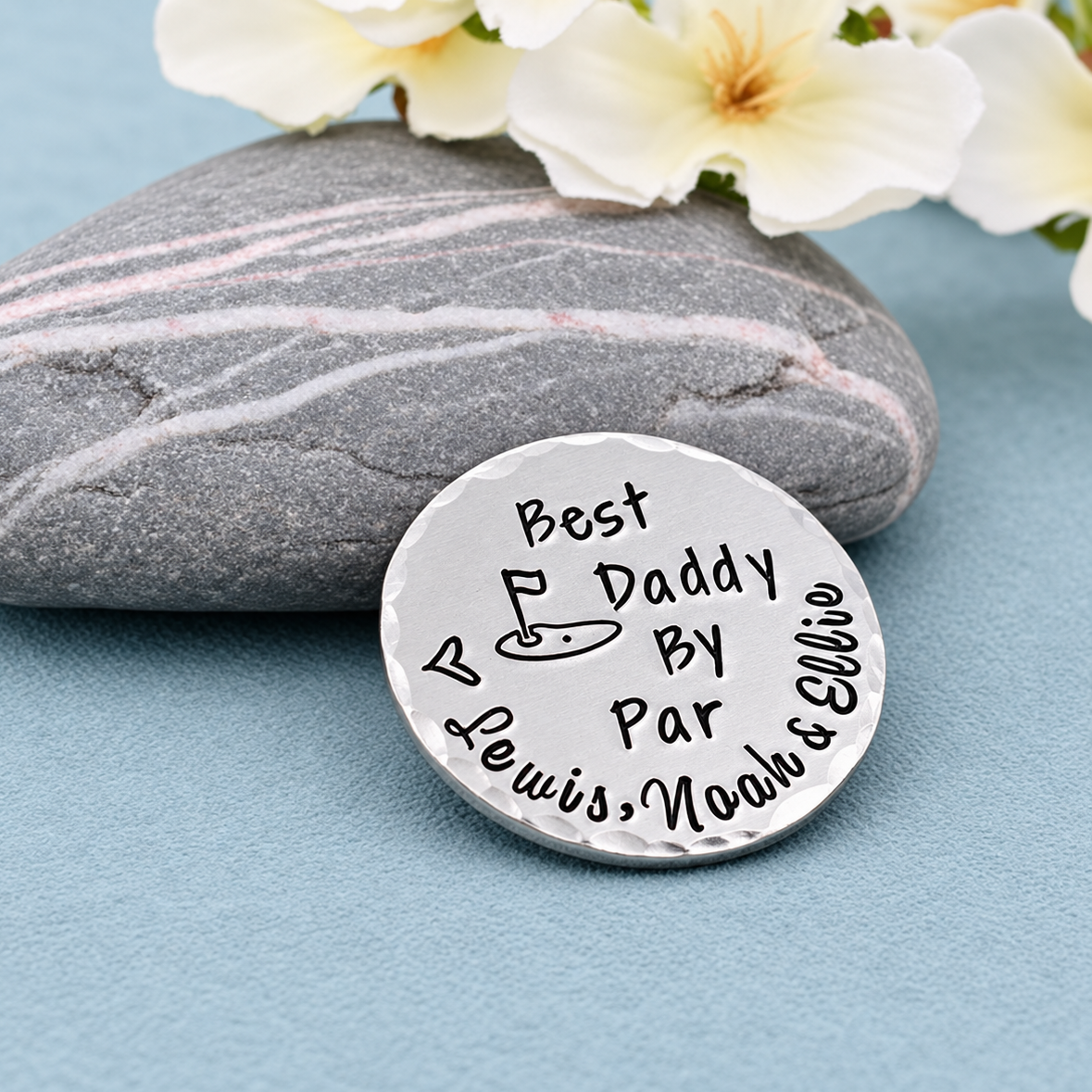 Best Daddy By Par Aluminium Golf Ball Marker, Father's Day Gift
