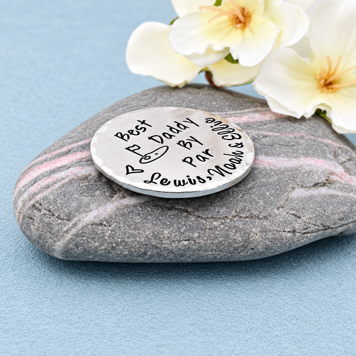 Best Daddy By Par Aluminium Golf Ball Marker, Father's Day Gift