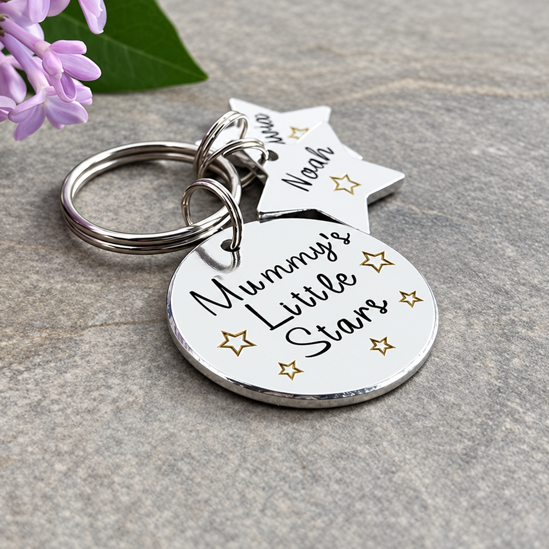 'Mummy's Little Stars' Keyring