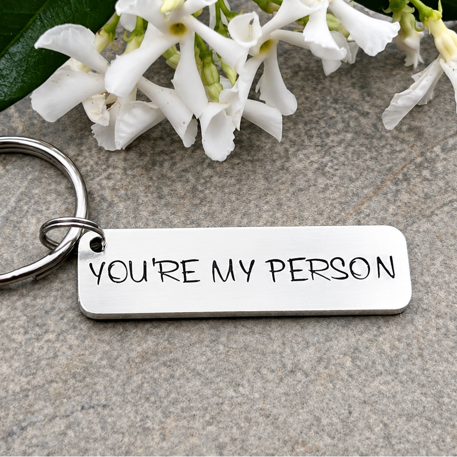 'You're my person' Keyring