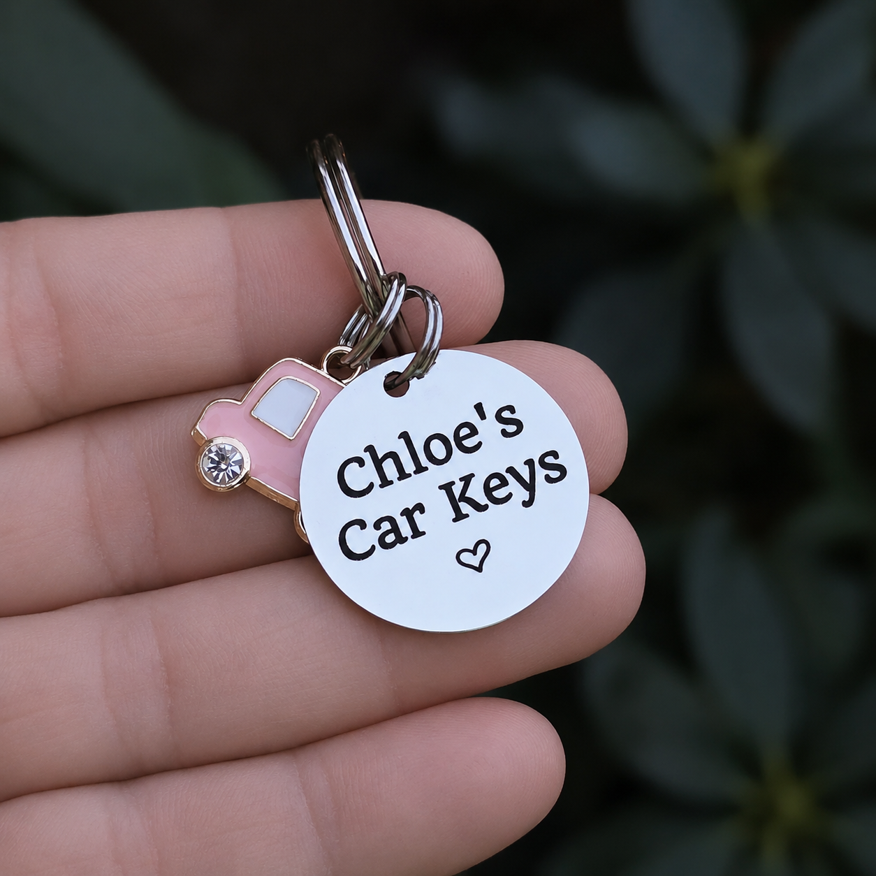 Personalised First Car Keyring, Engraved New Driver Gift