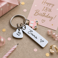 Personalised 18th Birthday Keyring, First Car, New Driver Gift