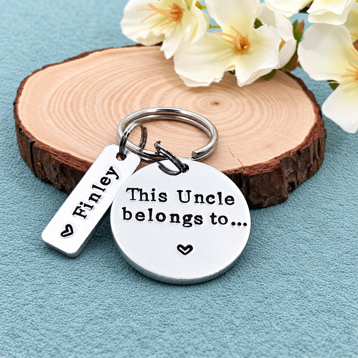 'This Uncle Belongs To' Keyring