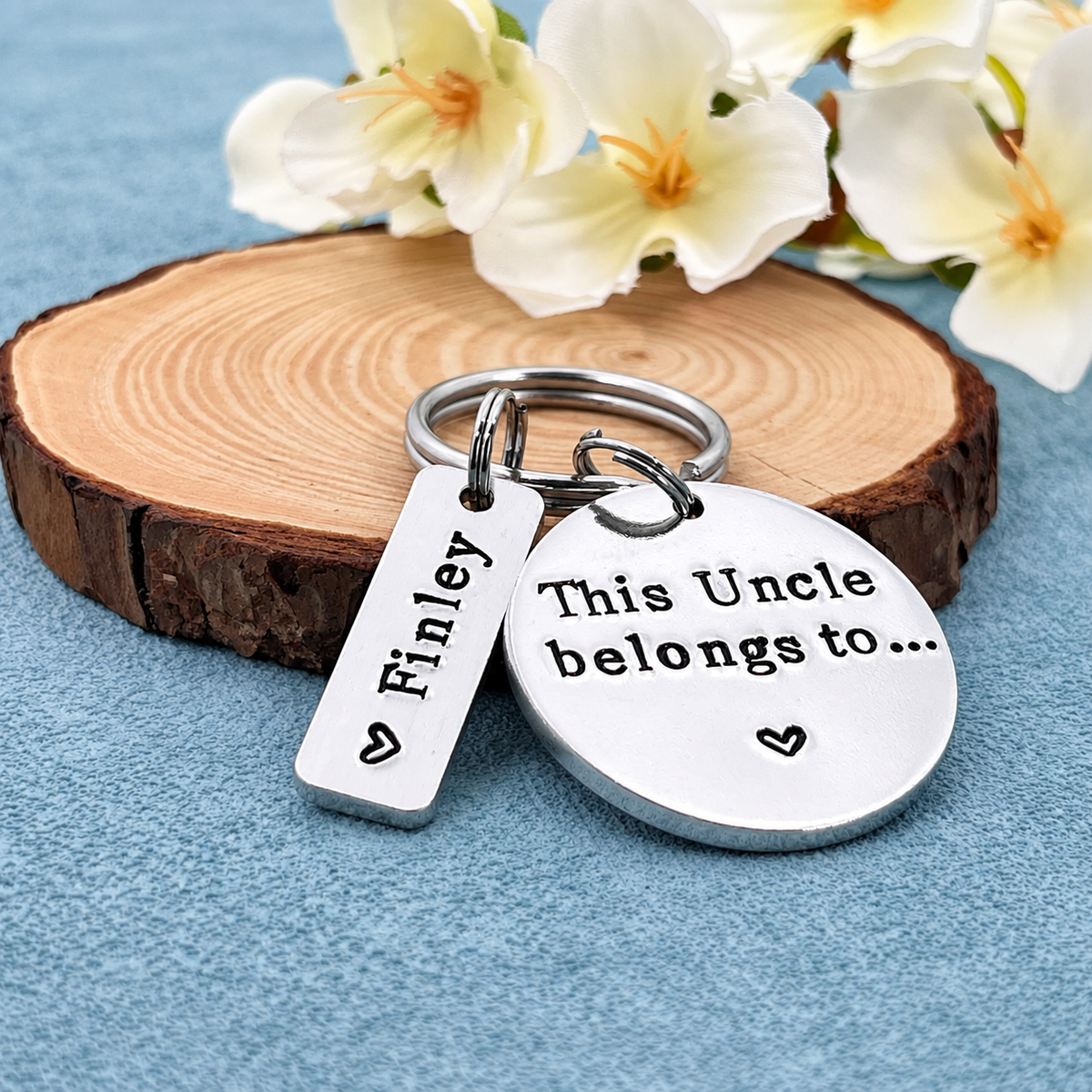 'This Uncle Belongs To' Keyring