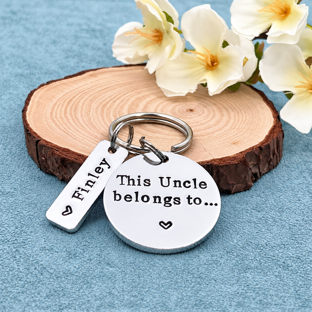 'This Uncle Belongs To' Keyring
