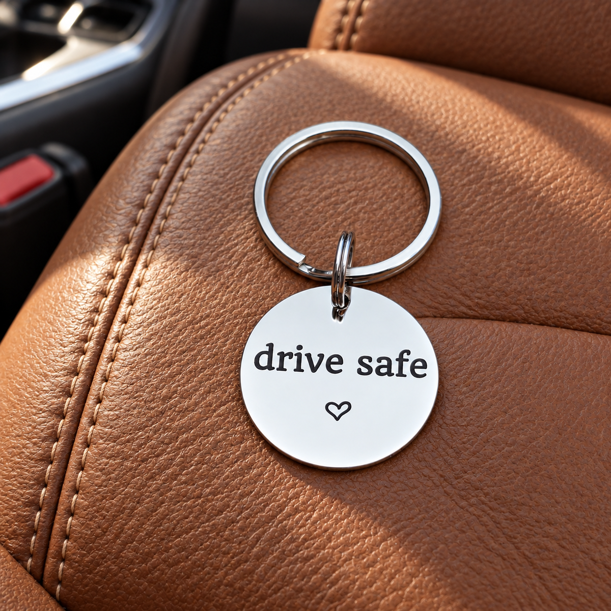 Personalised Drive Safe Keyring – New Driver Gift